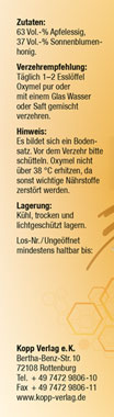 Kopp Vital   Oxymel 500 ml / Sauerhonig / Sonnenblumenhonig und Apfelessig / Premiumqualitt_small02