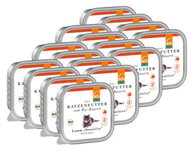 16er-Pack Defu Bio-Pt Lamm Sensitive fr Katzen_small01