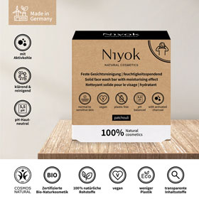  Niyok feste Gesichtsreinigung Patchouli - 80 g _small01