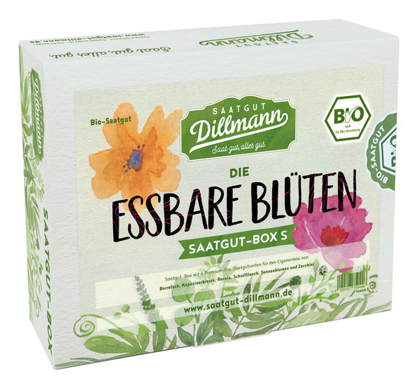 Die Essbare Blten Saatgut-Box Bio
