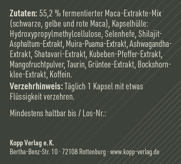 Kopp Vital   Maca fr Mnner fermentiert Kapseln02